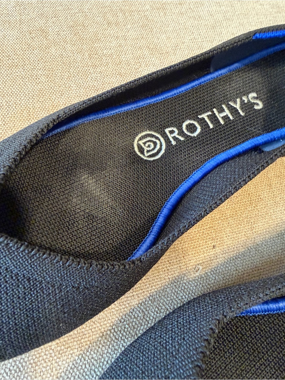 Rothy’s Women’s Shoes The Point Flats in Black size 9 - Picture 4 of 6